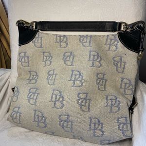 Light blue fabric DB bag
